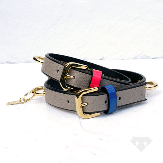 Meredith Wendell Leather Dog Collar