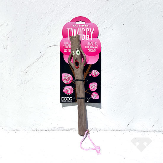 Twiggy - Rubber Stick Dog Toy